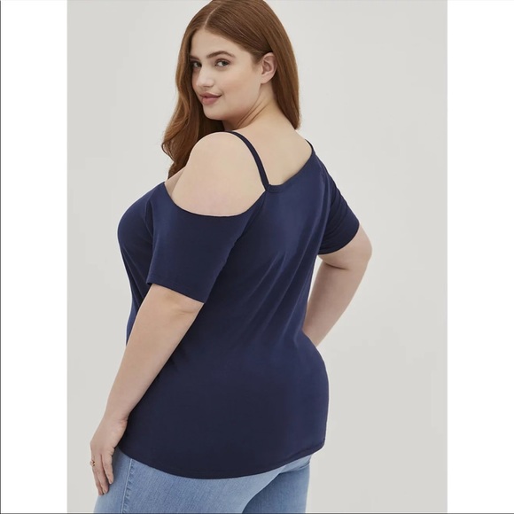 Torrid off shoulder Janis Joplin tee nwt - Picture 2 of 4